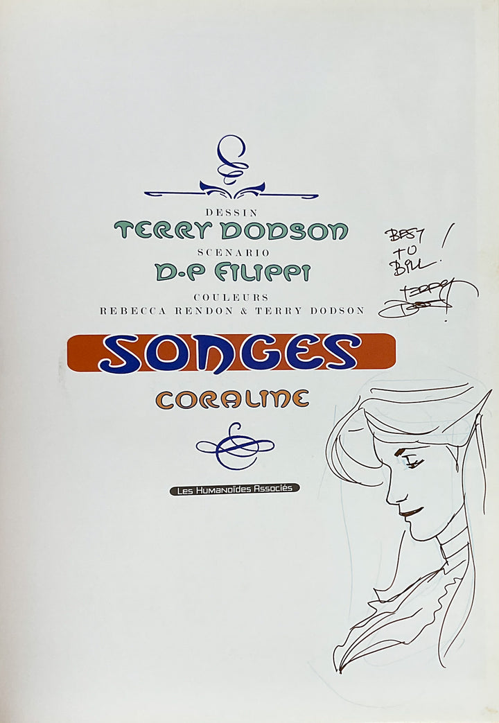 Songes, Tome 1: Coraline - Inscribed with a Drawing