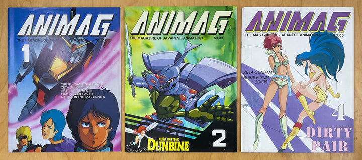 Animag: The Magazine of Japanese Animation - 13 Issue Lot