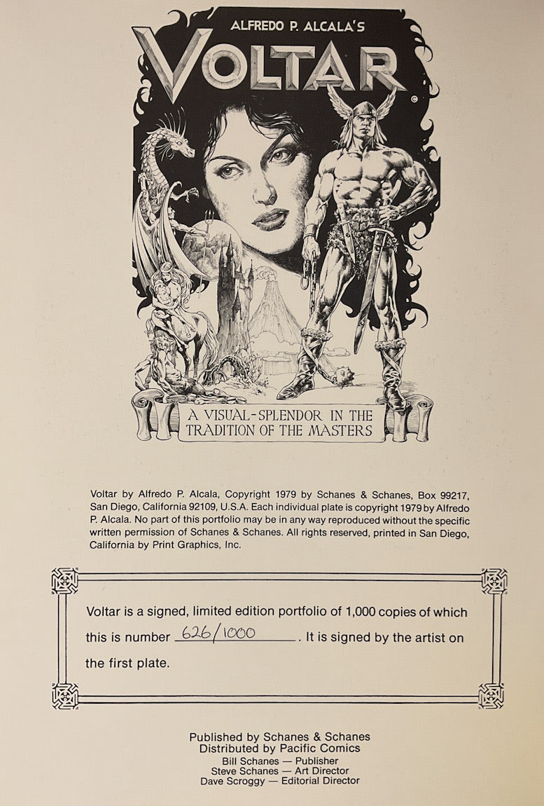 Voltar Portfolio - Signed & Numbered