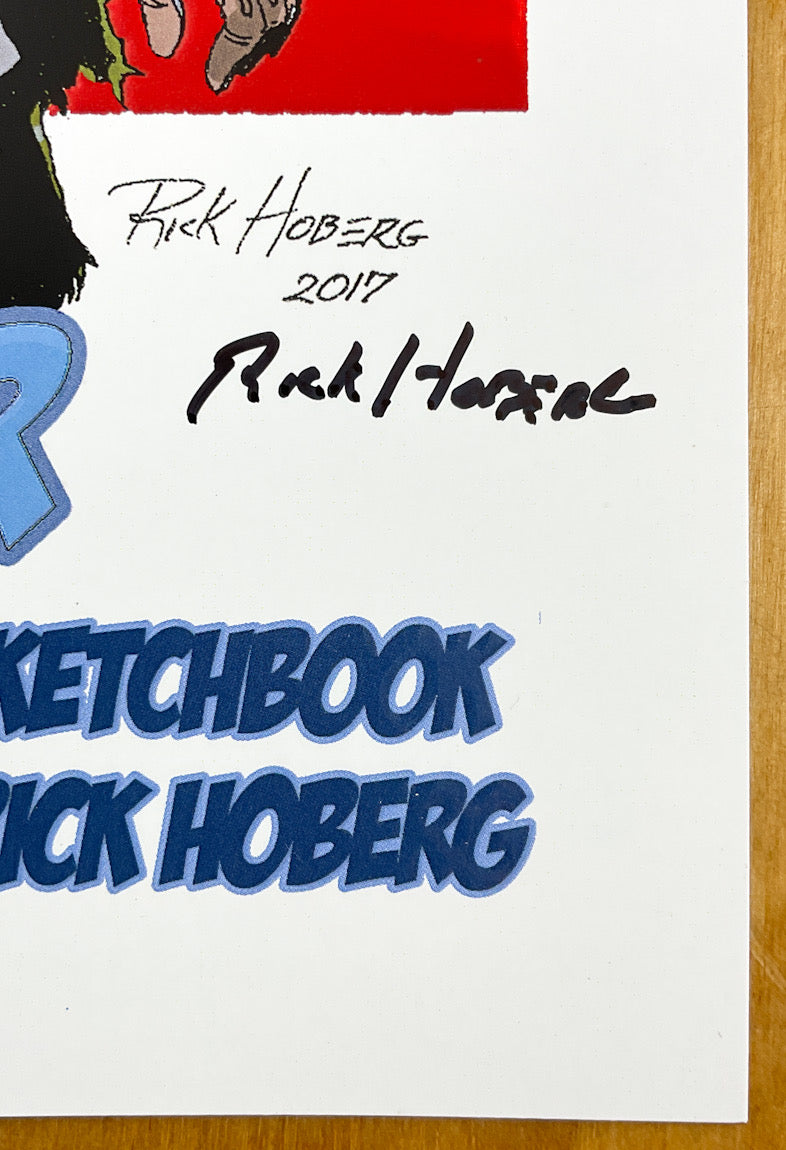 Galaxy Far Away: A Sketchbook by Rick Hoberg - Boba Fett Cover - Signed