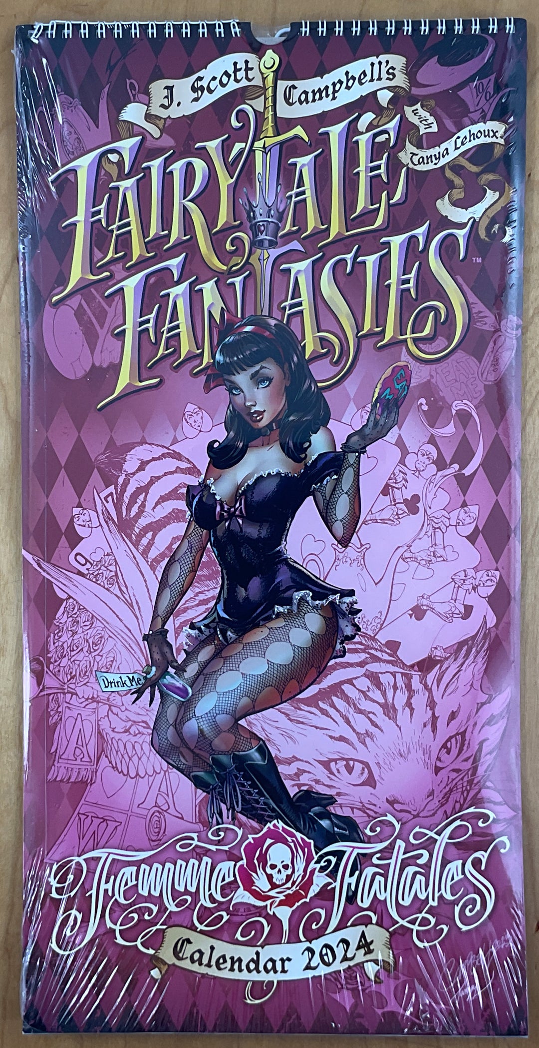 Fairytale Fantasies Femme Fatales Calendar 2024 Cover B: Collector's Edition "Dark Cover"