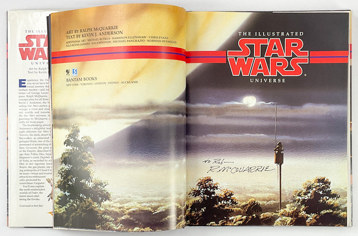 The Illustrated Star Wars Universe - First Inscribed by McQuarrie