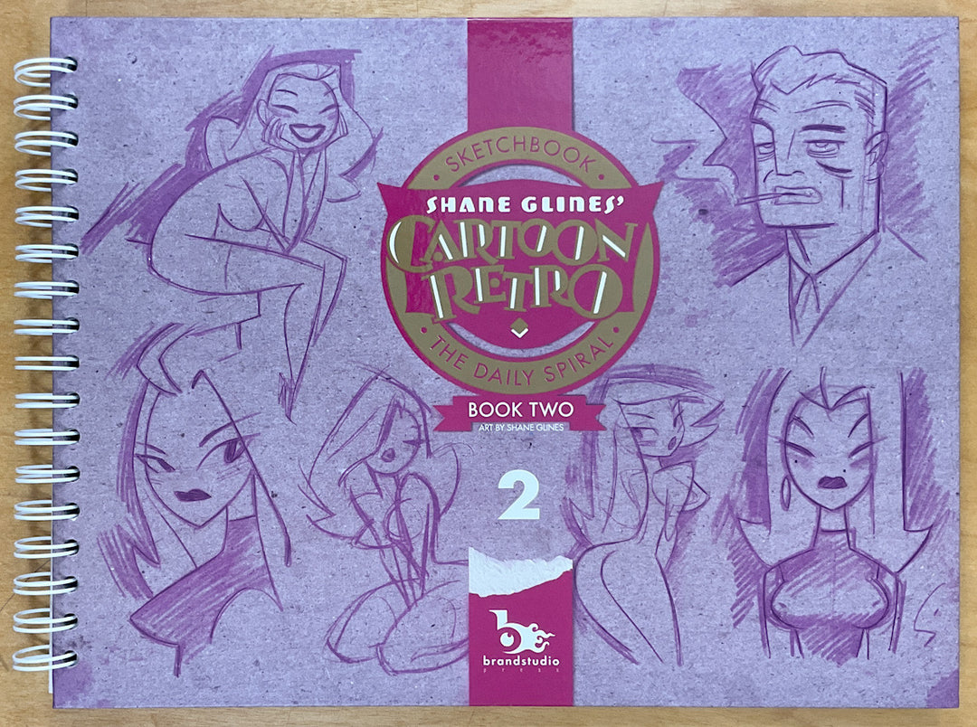 Shane Glines' Cartoon Retro Sketchbook: The Daily Spiral