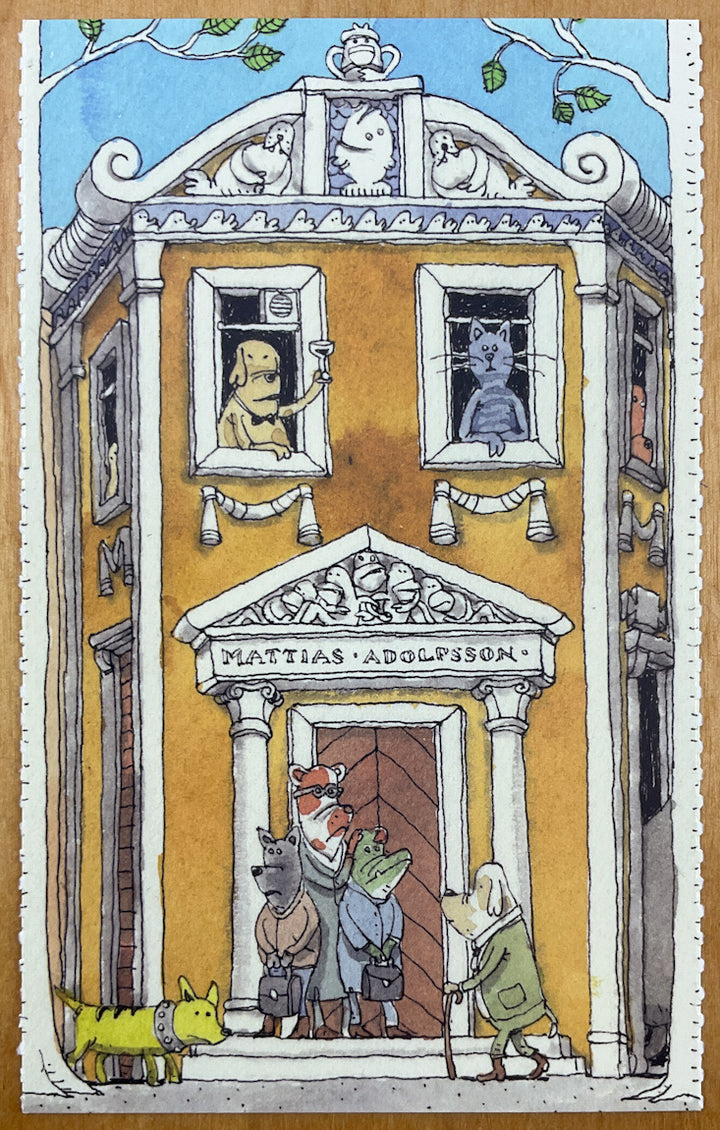 The Second in Line - From the Sketchbooks of Mattias Adolfsson - Signed with a Drawing
