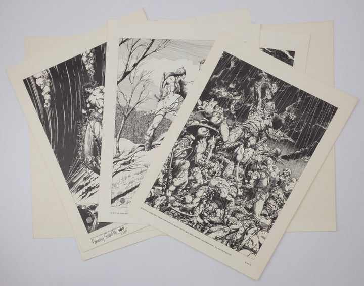 Barry Smith's Tuppenny Conan Portfolio Signed & Numbered - With a Bonus Plate