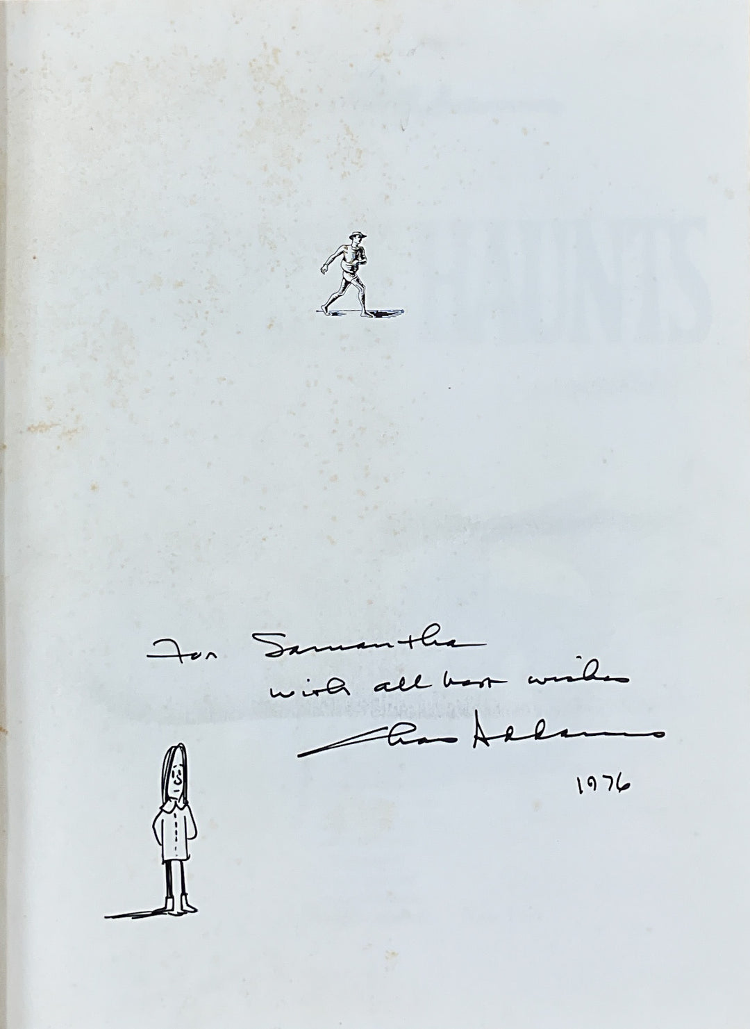 Favorite Haunts (1976) First Inscribed with a Drawing