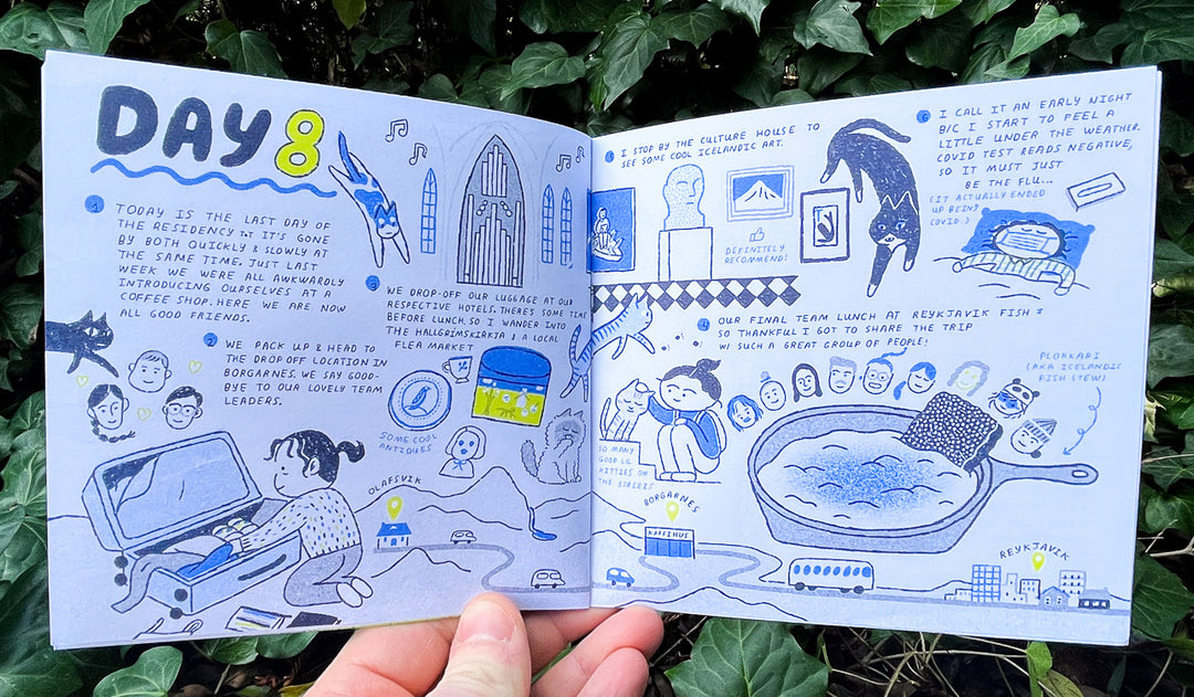 Iceland Travel Zine by Min Heo