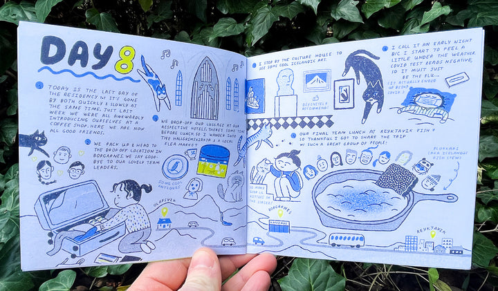 Iceland Travel Zine by Min Heo