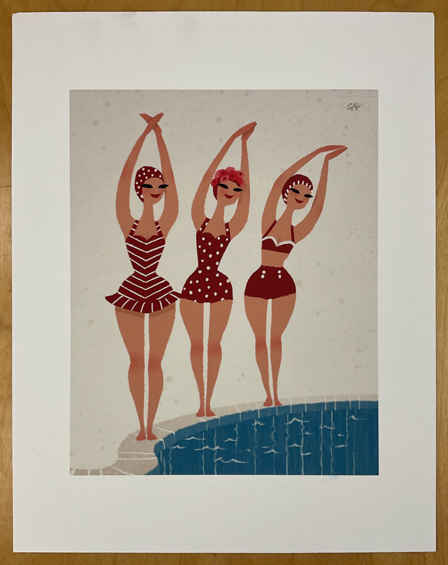Diving In - Print