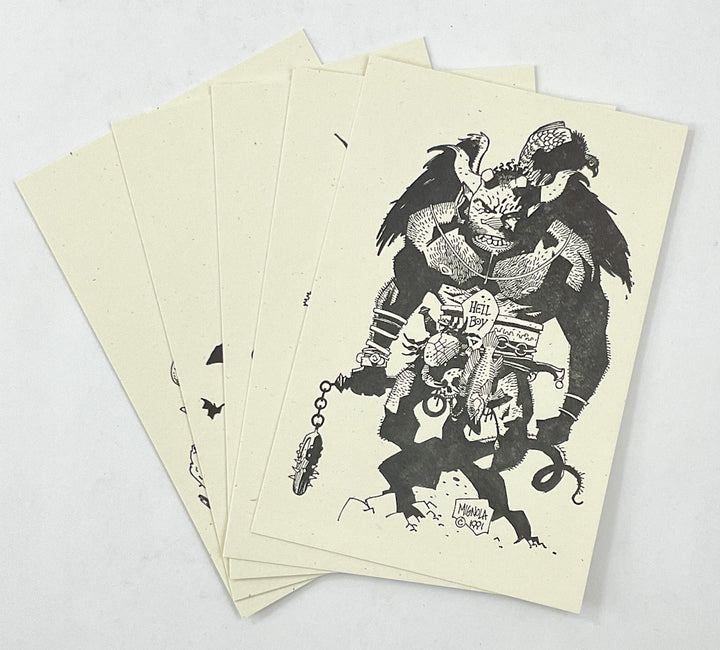 Hellboy 30th Anniversary Letterpress Print Set