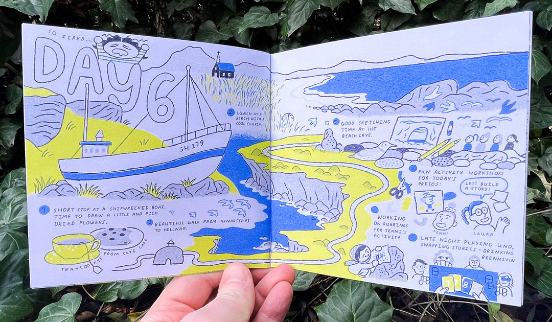 Iceland Travel Zine by Min Heo