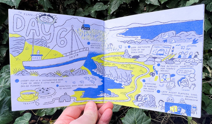 Iceland Travel Zine by Min Heo
