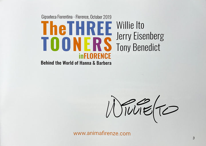 The Three Tooners in Florence: Behind the World of Hanna-Barbera - Signed