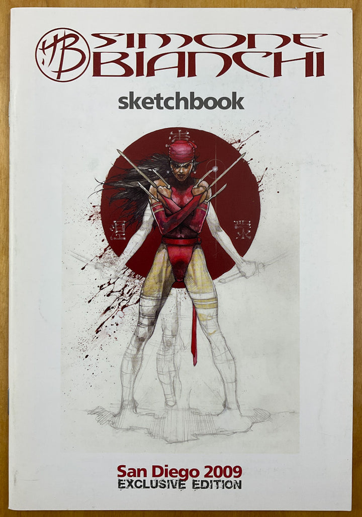 Simone Bianchi Sketchbook: San Diego 2009 Exclusive Edition - Signed & Numbered