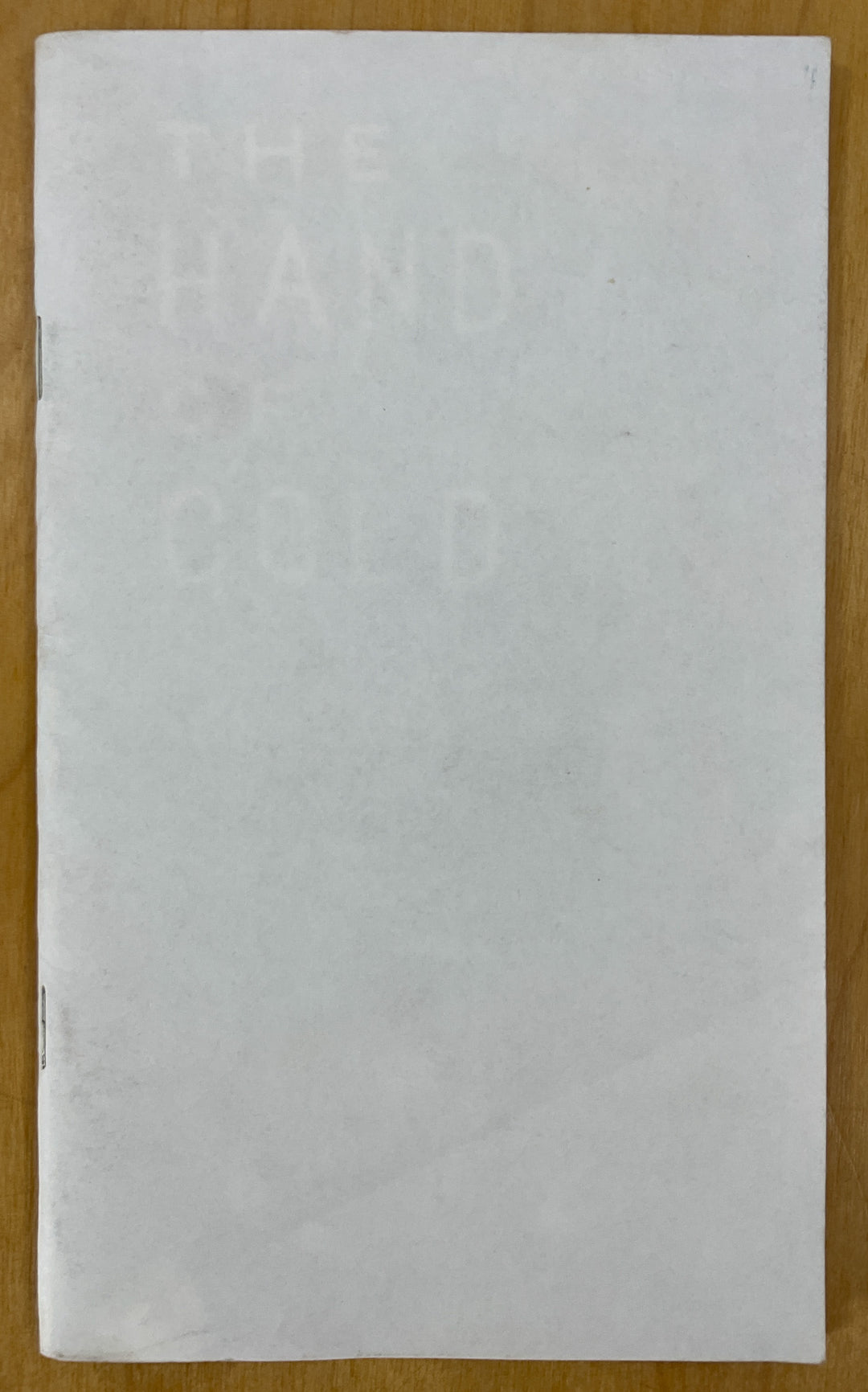 The Hand of Gold - Signed with a Drawing