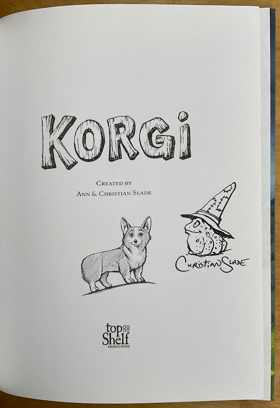 Korgi, Book 3 - Signed with a Drawing