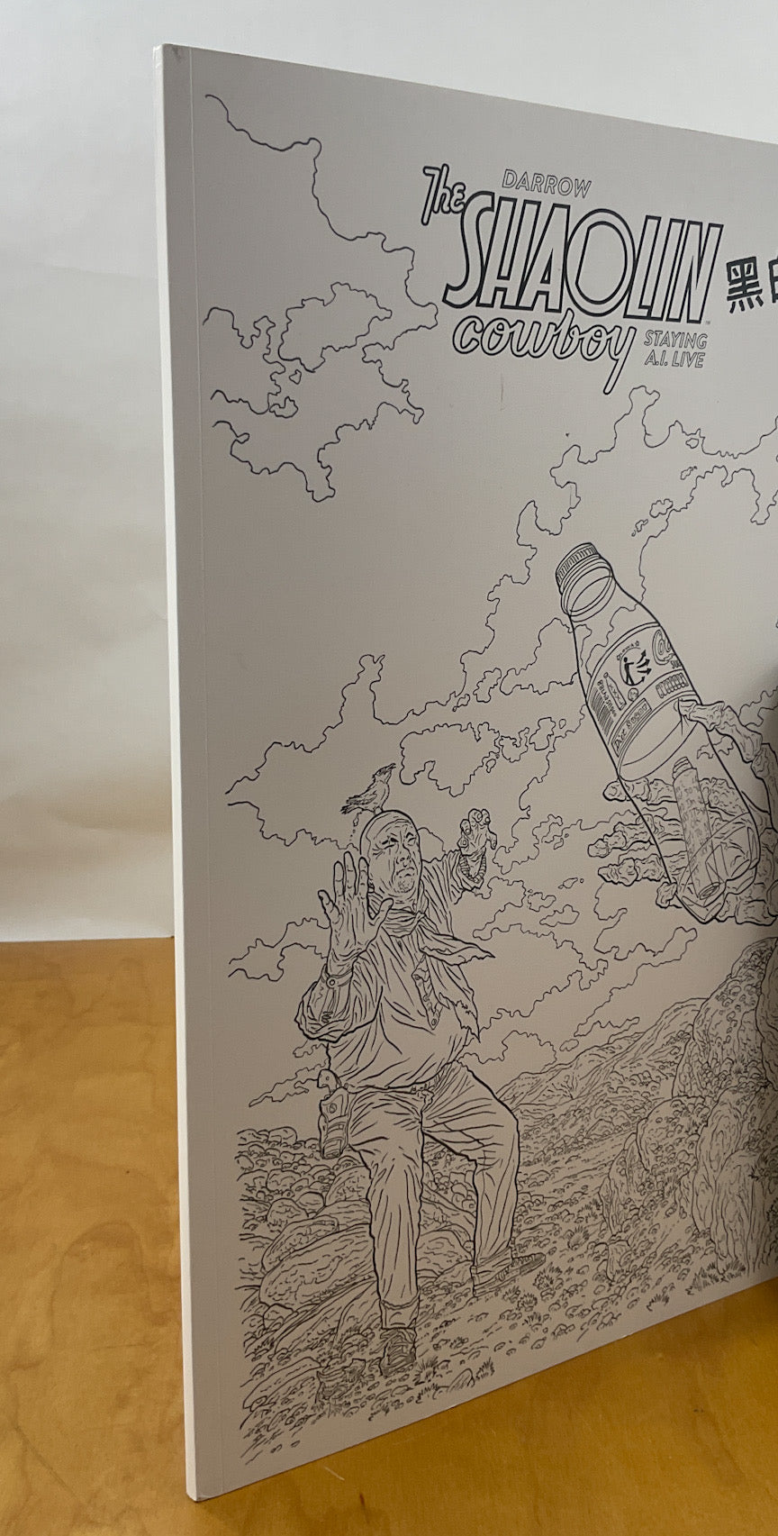 Shaolin Cowboy: Staying A.I.Live #1-2 Oversize B&W Edition- Signed - Very Good