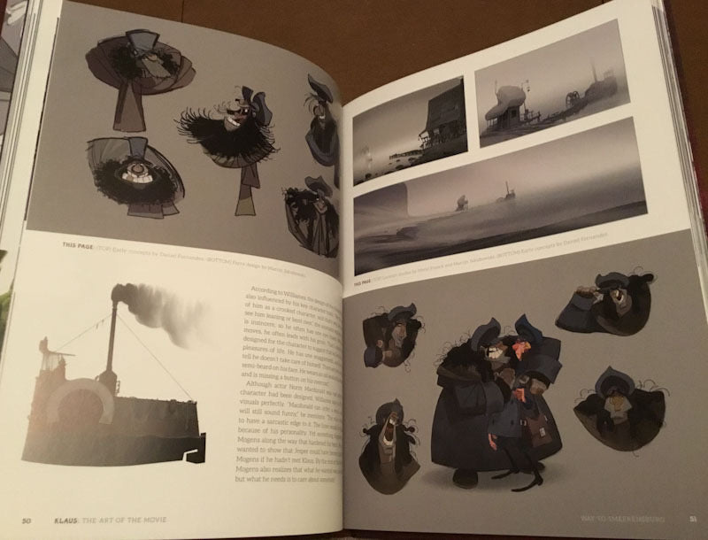 Klaus - The Art of the Movie - First Printing Signed with a Drawing