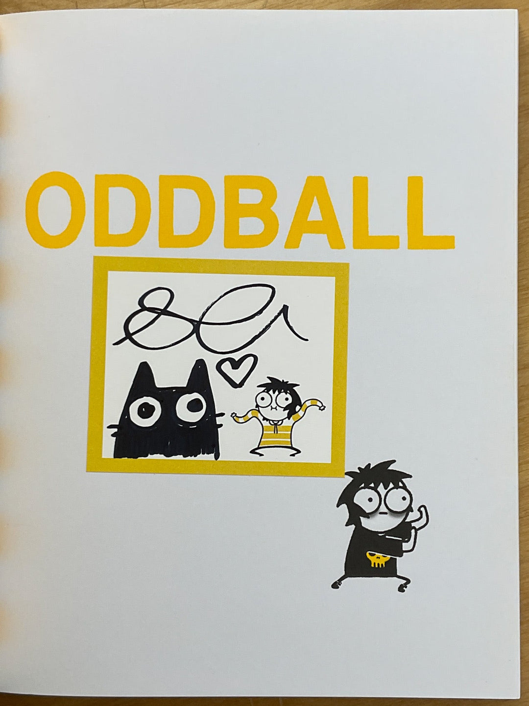 Oddball: A "Sarah Scribbles" Collection - Signed with a Drawing