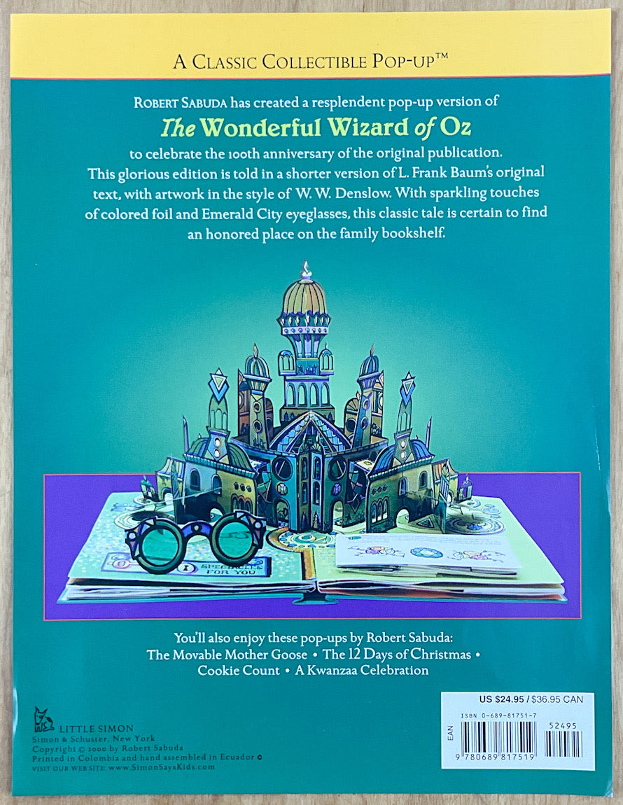 The Wonderful Wizard of Oz: A Commemorative Pop-Up