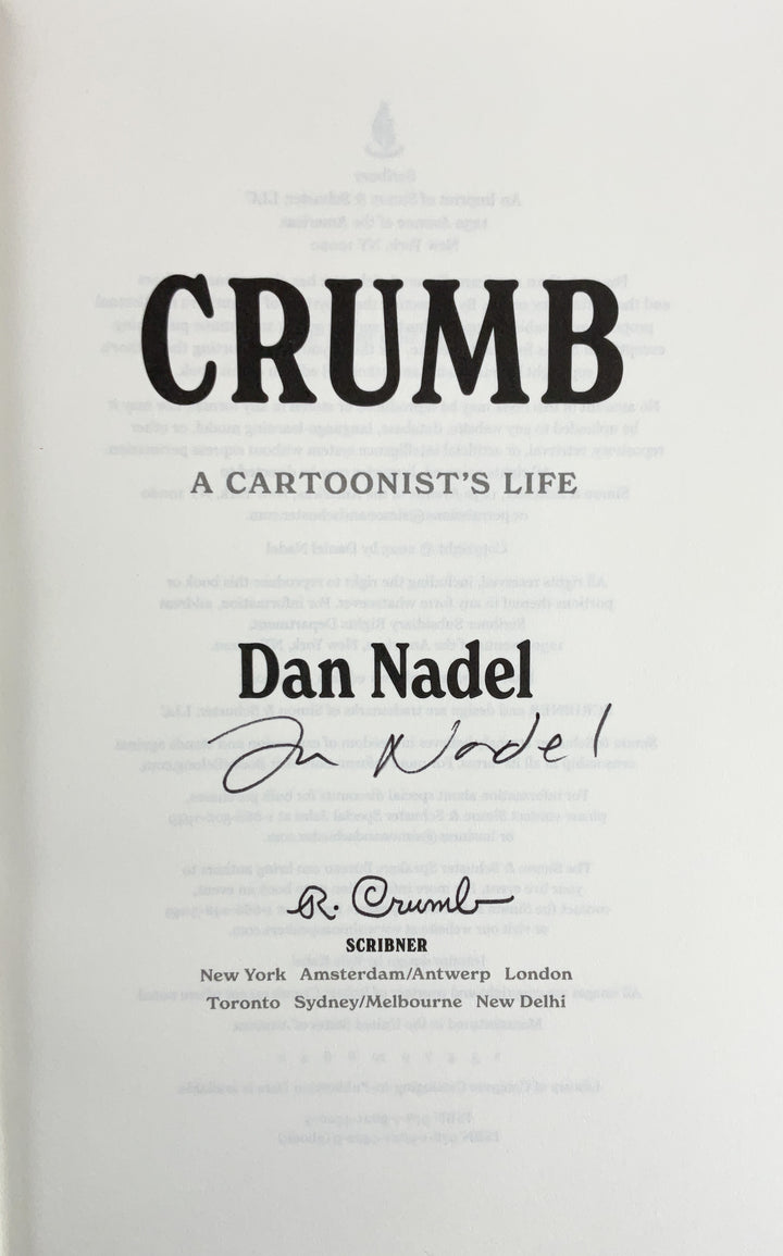Crumb: A Cartoonist's Life - Signed First