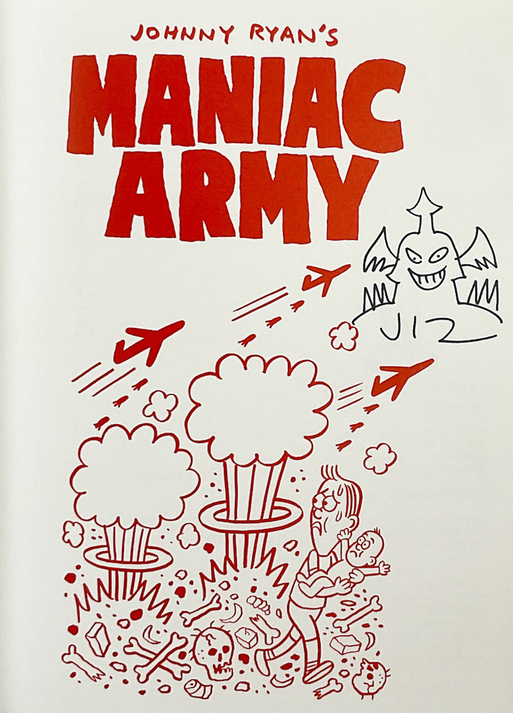 Maniac Army: A Tale of Terror Issue 2 - Signed with a Drawing