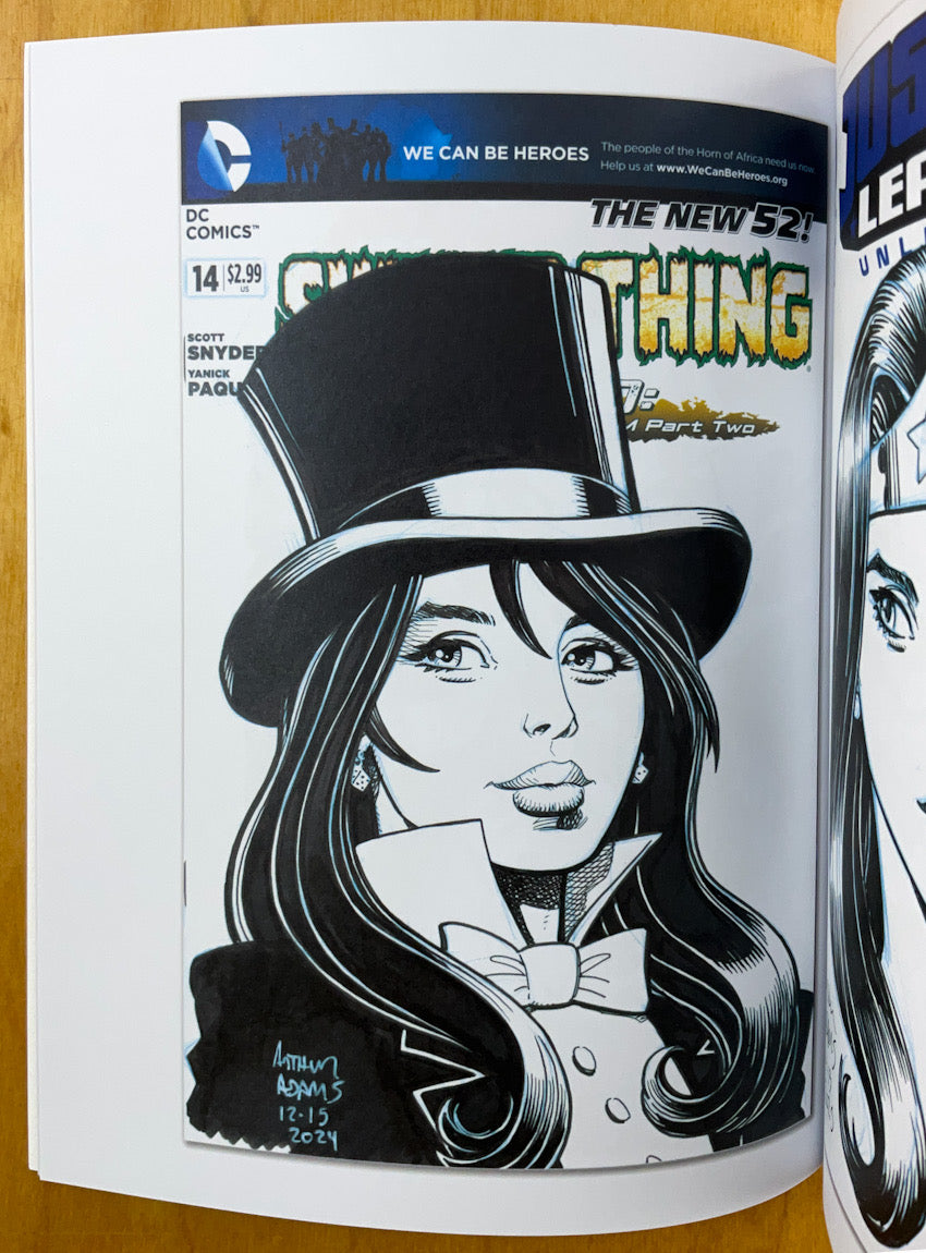Arthur Adams 2025 Sketchbook - Signed & Numbered Foil Stamped Edition