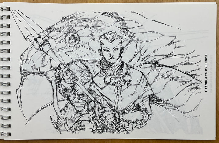 Titanium: Cylinder, An Eric Canete Sketchbook