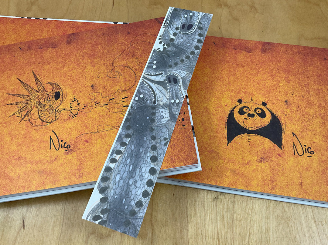 Boisterous Beasts & Deadly Dragons: The Art of Nico Marlet - Signed with a Drawing - Pre-Order