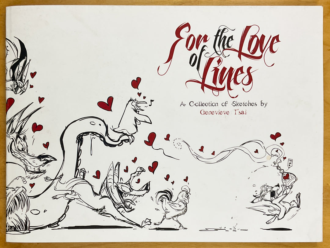 For the Love of Lines - Inscribed with a Drawing