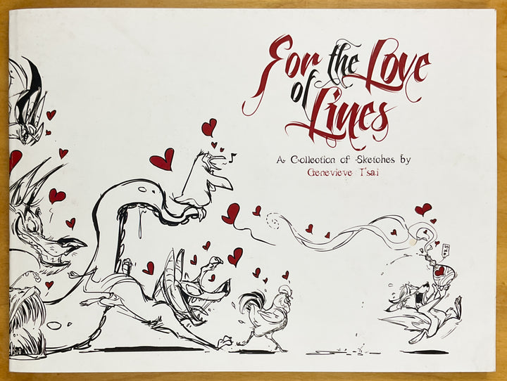 For the Love of Lines - Inscribed with a Drawing
