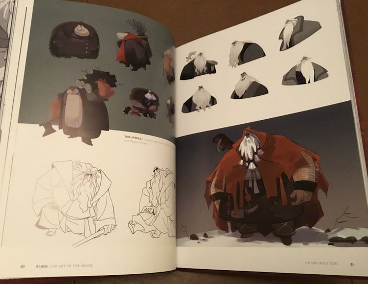 Klaus - The Art of the Movie - First Printing Signed with a Drawing
