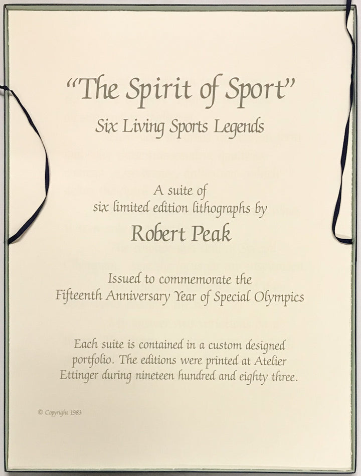 The Spirit of Sports Portfolio - Signed & Numbered