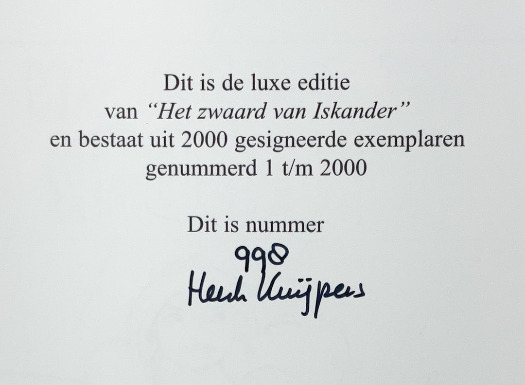 Franka Luxe 19: Het zwaard van Iskander - Signed & Numbered