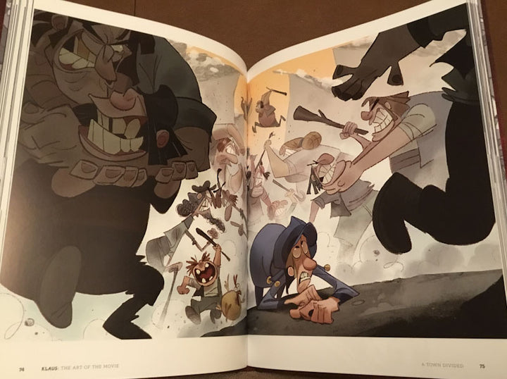 Klaus - The Art of the Movie - First Printing Signed with a Drawing