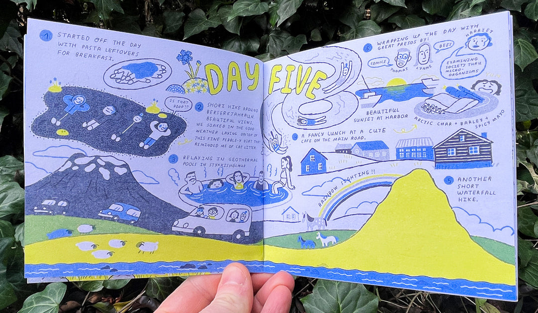 Iceland Travel Zine by Min Heo