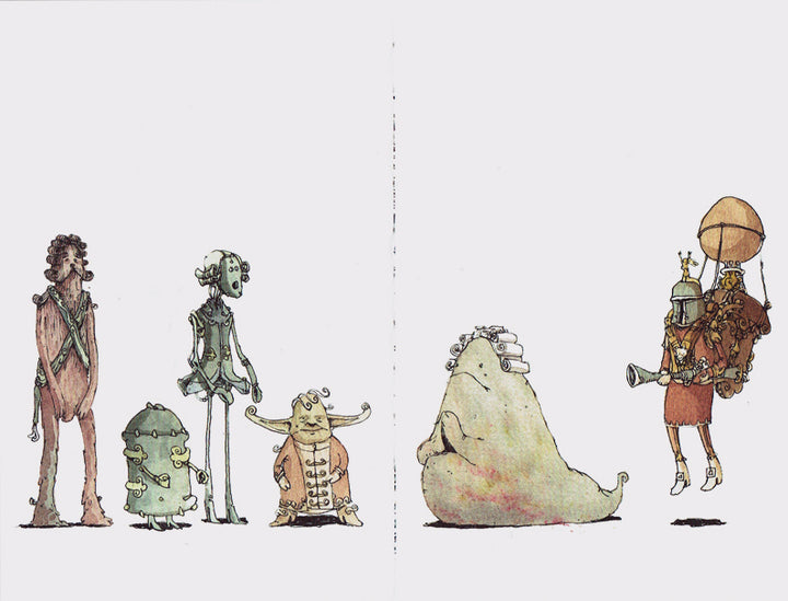 The First in Line – From the Sketchbooks of Mattias Adolfsson - Signed with a Drawing