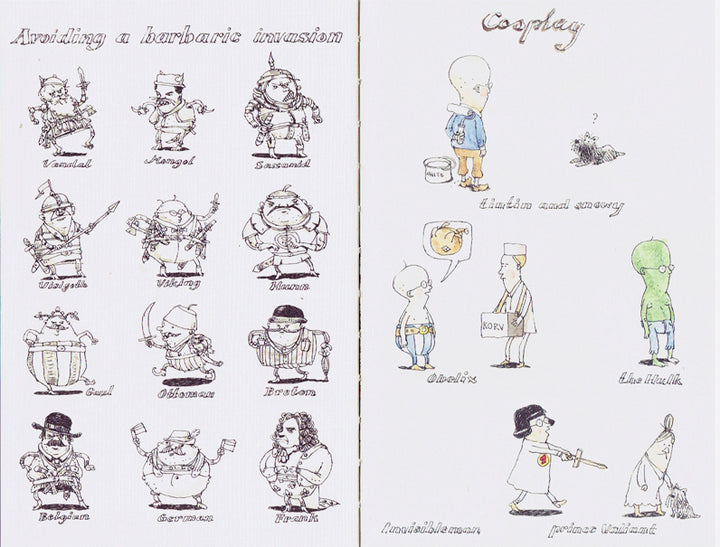 The First in Line – From the Sketchbooks of Mattias Adolfsson - Signed with a Drawing