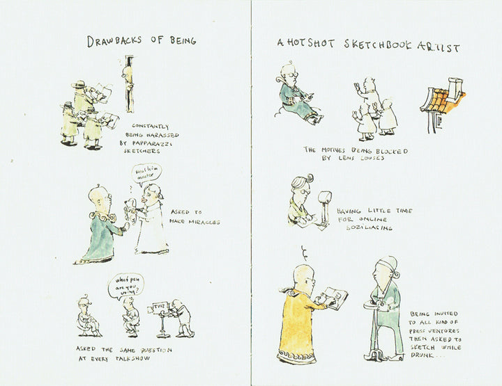 The First in Line – From the Sketchbooks of Mattias Adolfsson - Signed with a Drawing