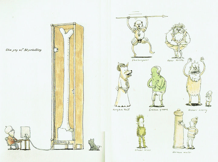 The Second in Line - From the Sketchbooks of Mattias Adolfsson - Signed with a Drawing