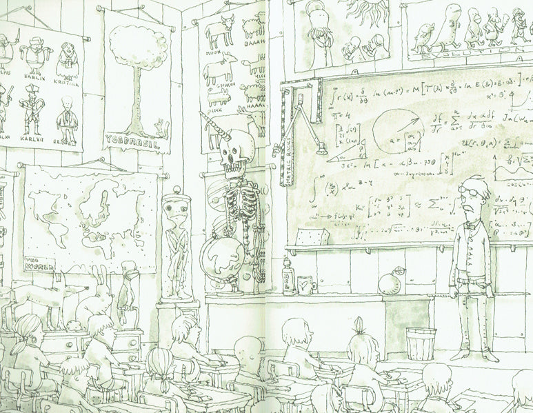 The Second in Line - From the Sketchbooks of Mattias Adolfsson - Signed with a Drawing