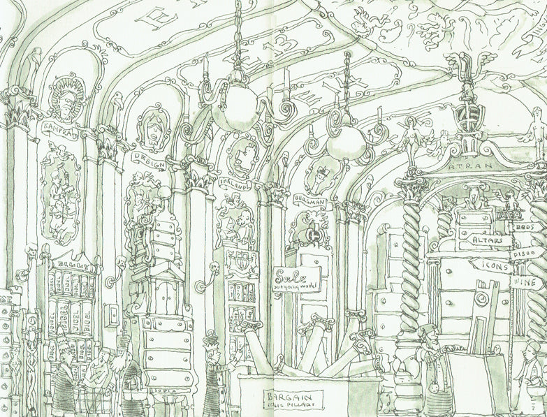 The Second in Line - From the Sketchbooks of Mattias Adolfsson - Signed with a Drawing