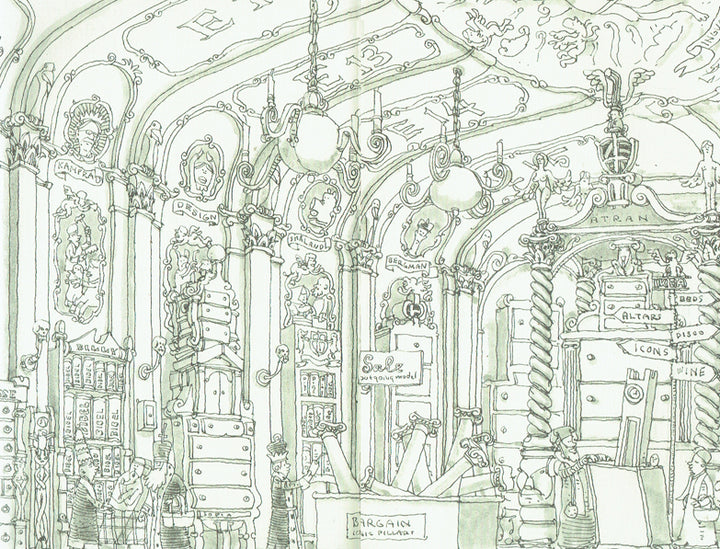 The Second in Line - From the Sketchbooks of Mattias Adolfsson - Signed with a Drawing