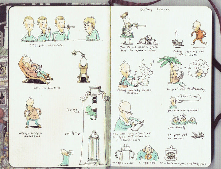 The Third in Line - From the Sketchbooks of Mattias Adolfsson - Signed with a Drawing