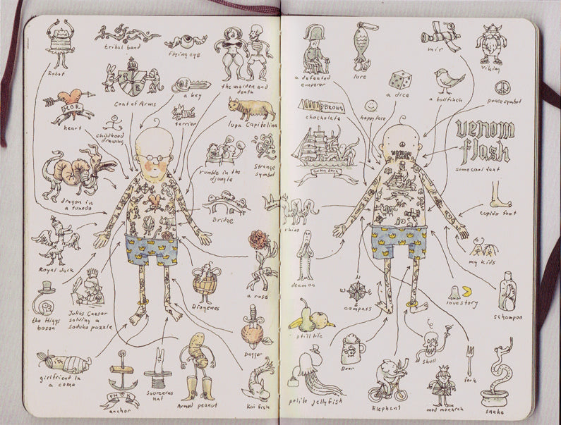 The Third in Line - From the Sketchbooks of Mattias Adolfsson - Signed with a Drawing