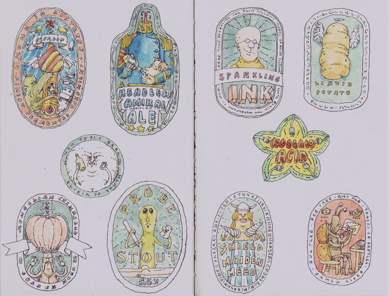 The Third in Line - From the Sketchbooks of Mattias Adolfsson - Signed with a Drawing