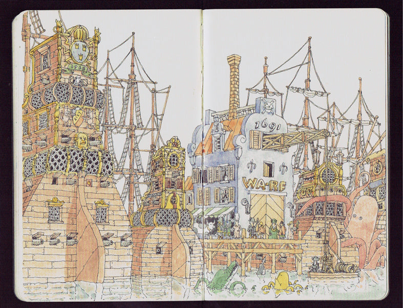 The Third in Line - From the Sketchbooks of Mattias Adolfsson - Signed with a Drawing