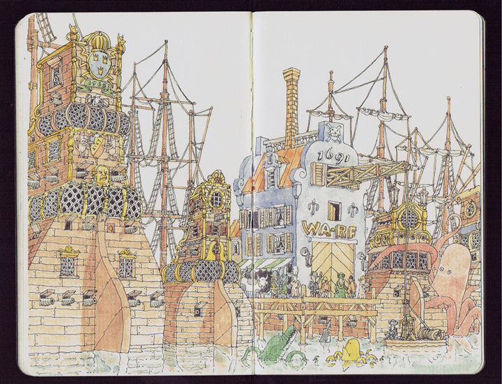 The Third in Line - From the Sketchbooks of Mattias Adolfsson - Signed with a Drawing