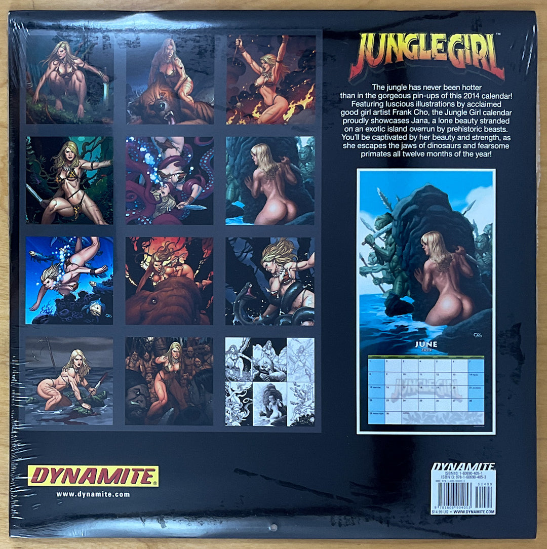 Jungle Girl 2014 Wall Calendar