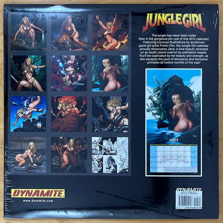 Jungle Girl 2014 Wall Calendar